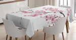 Japanese Cherry Branch Printed Tablecloth Home Decor