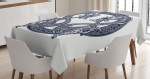 Motif Of Harmony Art Printed Tablecloth Home Decor