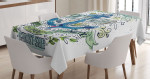 Ocean Anchor Pattern Printed Tablecloth Home Decor