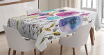 Hello Summer Concept Printed Tablecloth Home Decor