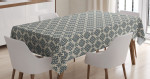 Timeless Eastern Ornate Printed Tablecloth Home Decor