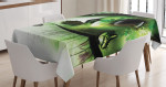 Abstract Swan Butterflies Printed Tablecloth Home Decor