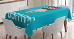 Always Stay Words Positive Printed Tablecloth Home Decor