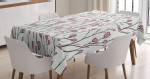 Blossom In Vintage Colors Printed Tablecloth Home Decor