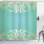 Flora Curlicues Shower Curtain