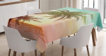 Tropical Horizon Scene Printed Tablecloth Home Decor