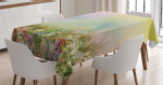 Spring Flower Nature Printed Tablecloth Home Decor
