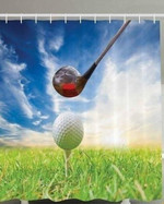 Shower Curtain Golf Ball Sports 3d Printed