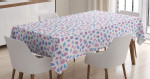 Composition Of Gemstones Printed Tablecloth Home Decor
