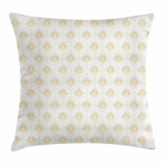 Ornamental Tracery Dots Art Printed Cushion Cover