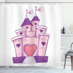 Cheerful Dreamy Fortress Shower Curtain