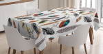 Vivid Feathers Vivid Art Printed Tablecloth Home Decor