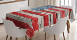 Fourth Of July Theme Pattern Printed Tablecloth Home Decor