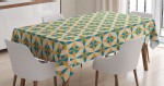 Abstract Origami Pattern Printed Tablecloth Home Decor