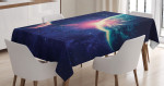 Outer Space Mars Planets Printed Tablecloth Home Decor