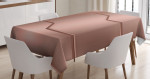 Realistic Look Plate Pattern Printed Tablecloth Home Decor