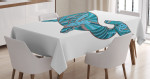 Humpback Whale Sea Printed Tablecloth Home Decor