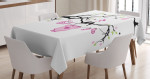 Newborn Girl Love Pattern Printed Tablecloth Home Decor