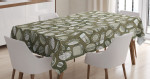 Hand-drawn Food Pattern Printed Tablecloth Home Decor