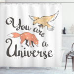 You Are A Universe Animals Shower Curtain