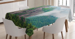 China Landscape Nature View Printed Tablecloth Home Decor