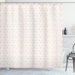 Minimal Brushstrokes Shower Curtain