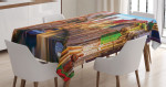 Venice Canal Cityscape Pattern Printed Tablecloth Home Decor