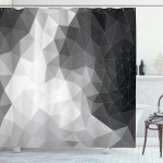 Polygon Triangle Shower Curtain
