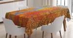 Forest In Autumn Pattern Printed Tablecloth Home Decor