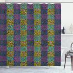 Colorful Checks Shower Curtain