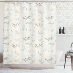 Classic Flower Design Shower Curtain Shower Curtain