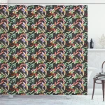 Abstract Nature Petals Shower Curtain Shower Curtain