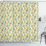 Nostalgic Art With Triangles Shower Curtain Shower Curtain