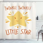 Twinkle Twinkle Little Star Shower Curtain Shower Curtain