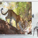 Leopard Tree Nature Reserve Shower Curtain Shower Curtain