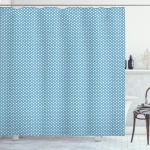 Simple Picnic Theme Dots Shower Curtain Shower Curtain
