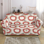 Cute Style Red Apple Pattern Sofa Cover