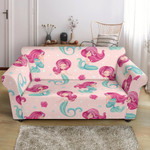Beautiful Design Cute Little Mermaid Pattern Sofa Cover