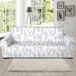 Wonderful Eiffel Tower Lavender Design Sofa Cover