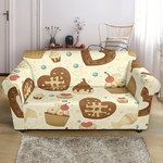 Lovely Cake Pattern Beautiful Design Sofa Cover