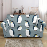 Pretty Penguin Pattern Cute Style Sofa Cover