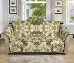Light Green Camo Camouflage Sofa Couch Protector Cover