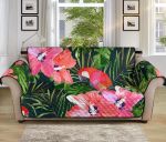 Aloha Ecosystem Parrot Leaves Design Sofa Couch Protector Cover