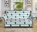 Lovely Ninja Pattern Stripe Design Sofa Couch Protector Cover