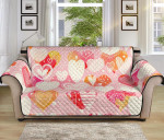 Lovely Hand Drawn Heart Sofa Couch Protector Cover