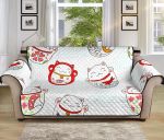 Lovely Meneki Neko Lucky Cat Design Sofa Couch Protector Cover
