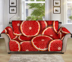 Vibrant Sliced Grapefruit Design Sofa Couch Protector Cover