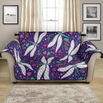 Lovely Background Cute Dragonfly Pattern Sofa Couch Protector Cover