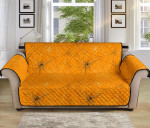 Gold Background Design Sofa Couch Protector Cover Cobweb Spider Web
