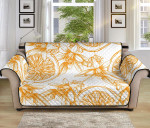 Lovely Hand Drawn Orange Fruit Pattern Sofa Couch Protector Cover